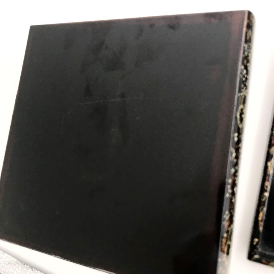 若狭塗　漆塗　台付　菓子器　重箱　漆器