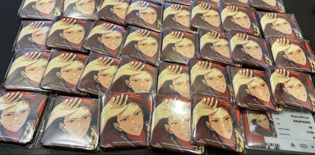 あんスタ 鬼龍紅郎 アルバム スクエア缶バッチ 29個セット