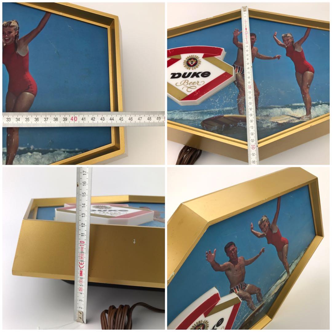 非売品 激レア DUKE BEER デュークビール 広告60年代 サーフィン版