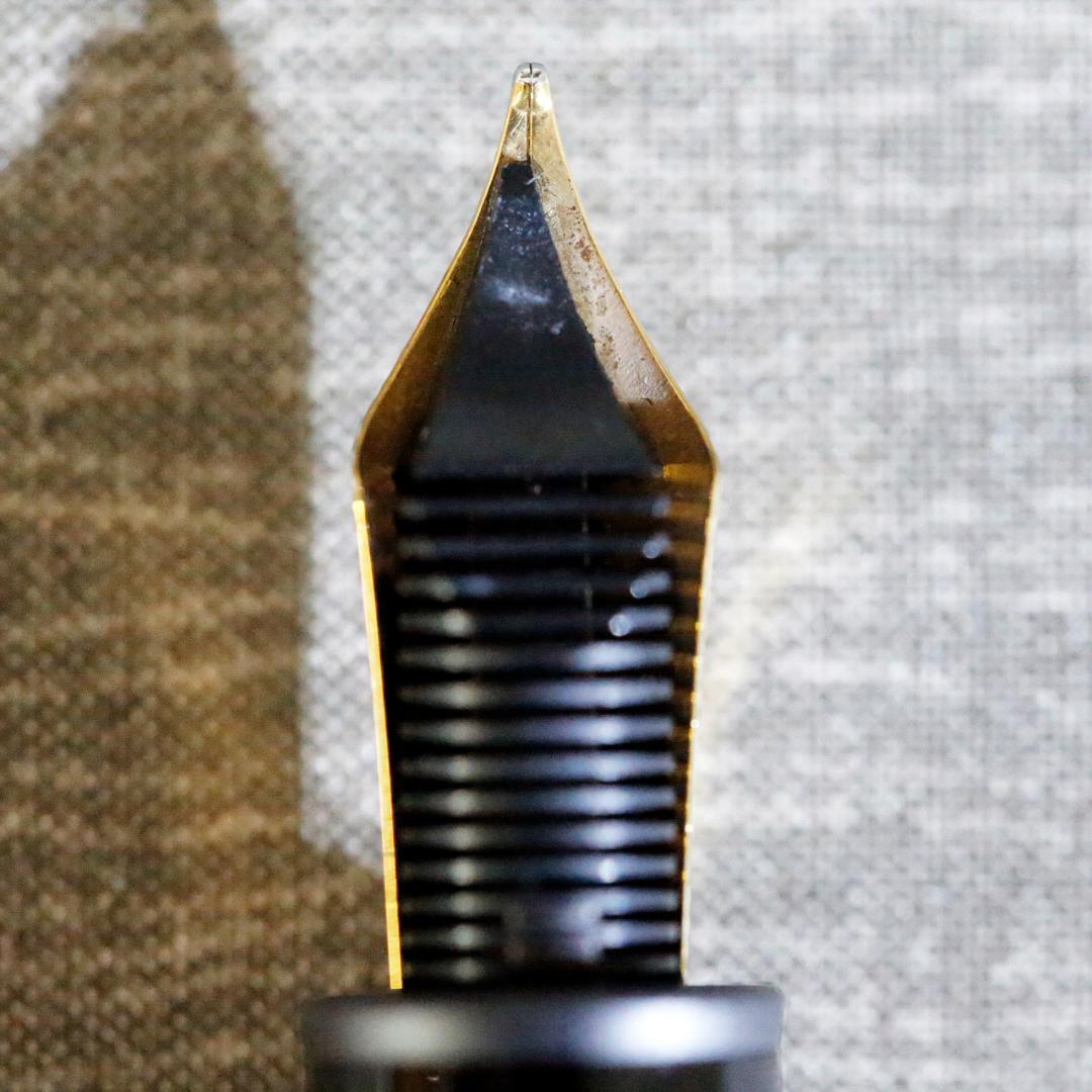 【美品】モンブラン 万年筆 １４６８ ソリテール シルバー ９２５ 送料込み