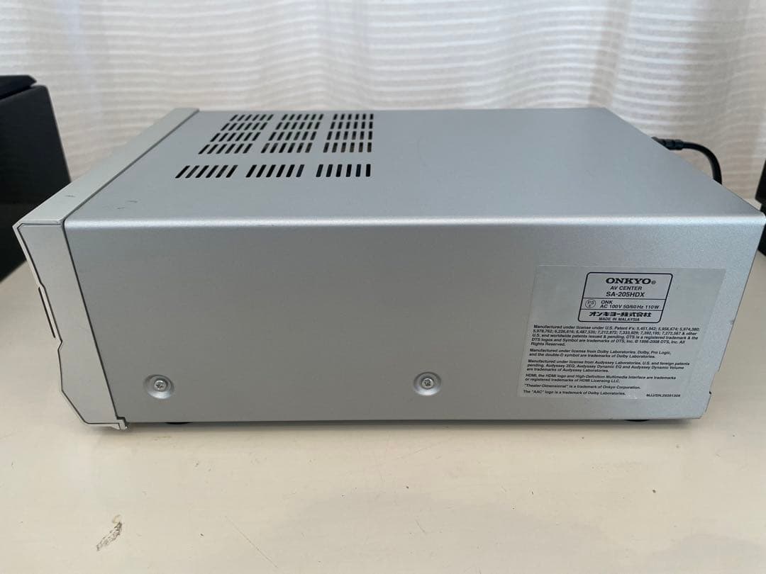 ONKYO製2.1chホームシアターシステムBASE-V30HDX(B)