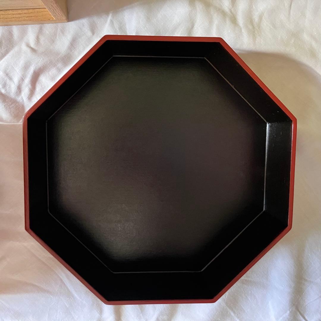 象彦 茶道具 縁高 五段重 八角 雁