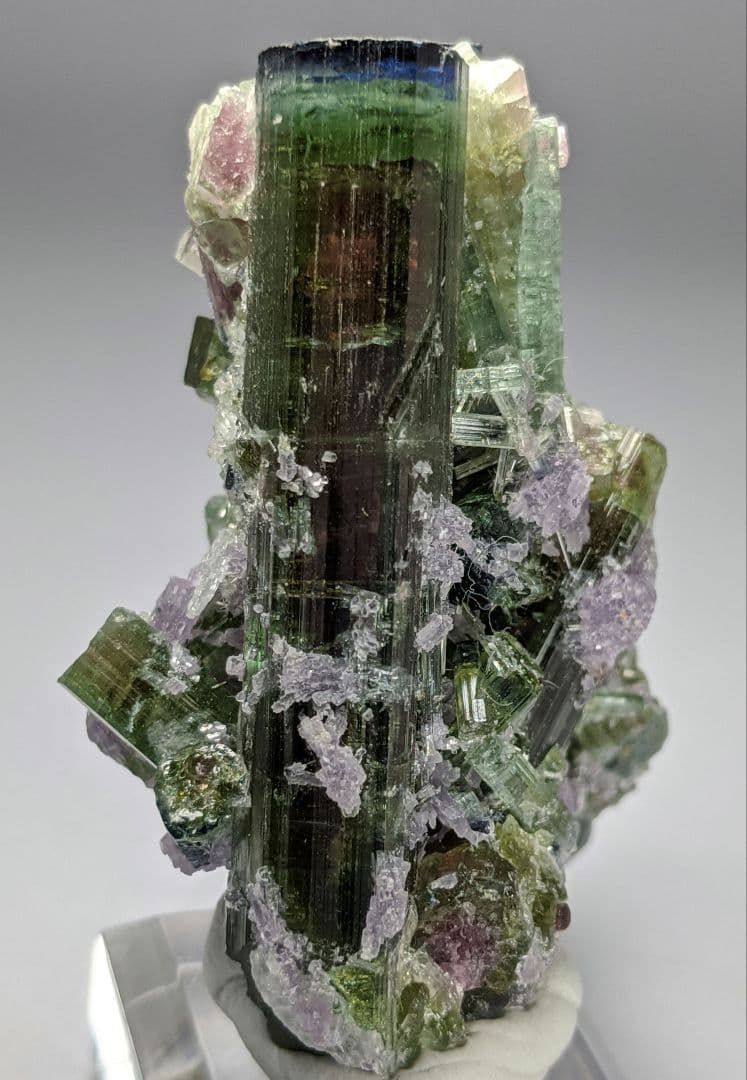 ウォーターメロン トルマリン ブラジル産 鉱物標本