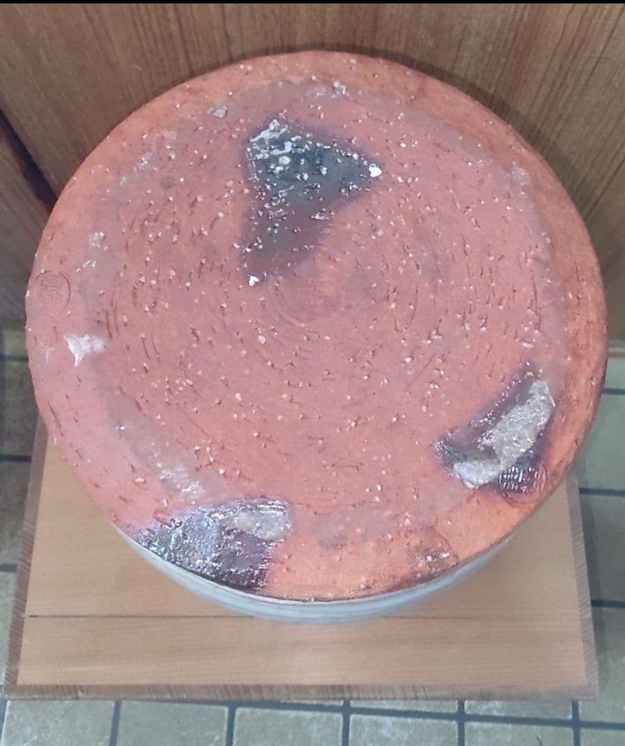 アンティーク【萩焼】耳付水指 ★茶道具★木箱付き