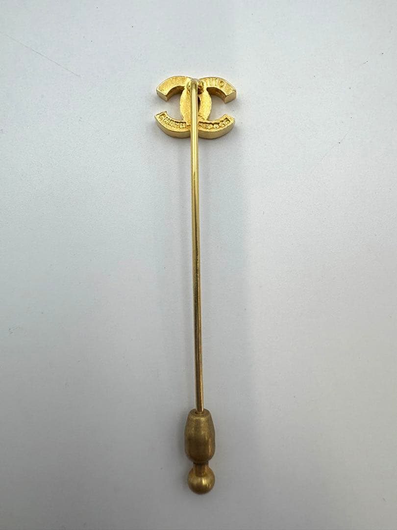 CHANEL シャネル ココマーク　ヴィンテージ　ピンブローチ　箱付き