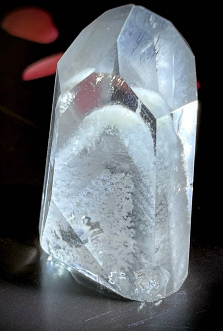 龍脈水晶　パイライトインクォーツ　クリスタル　水晶　黄鉄鉱　ファントム