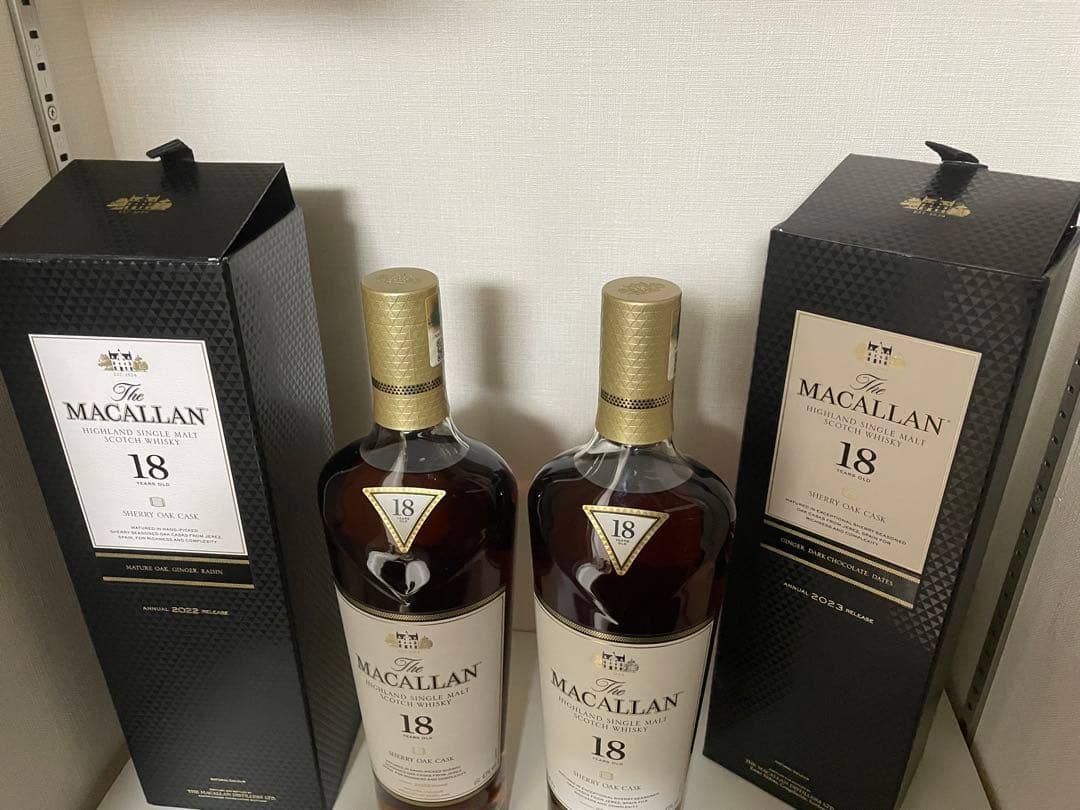 【超買い得】マッカラン18年 & 12年 ウイスキーセット　値下げ不可
