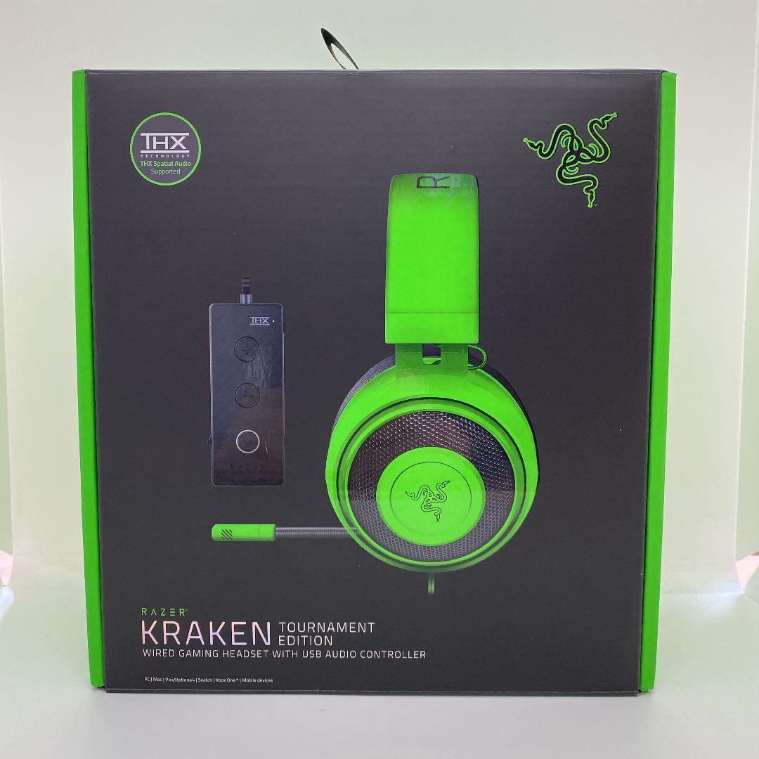 ヘッドホン Razer KRAKEN TOURNAMENT EDITION GREEN