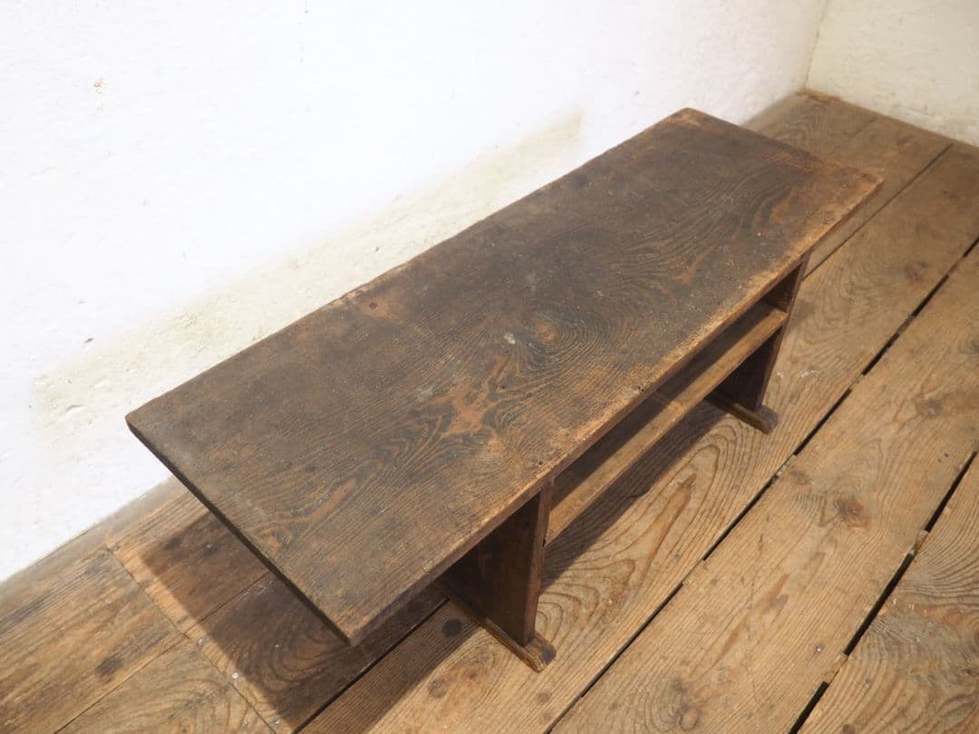 1293 ヴィンテージ　レトロな文机　ローテーブル　展示台　古家具　古道具