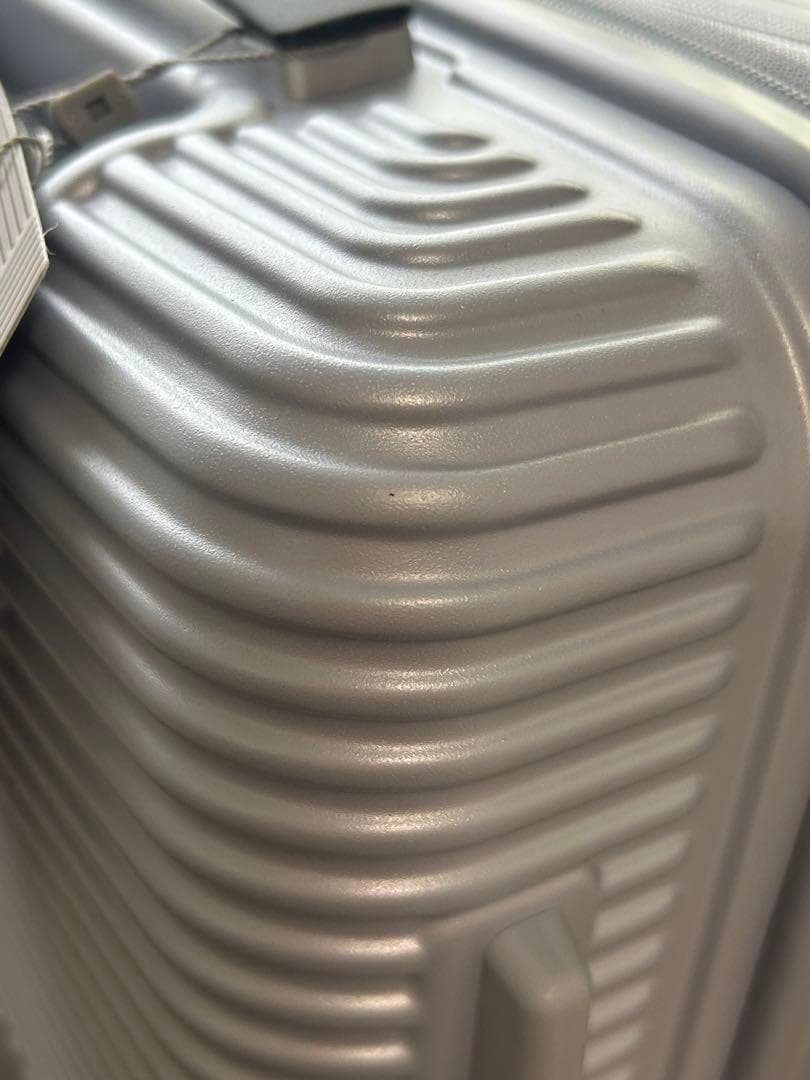 訳あり✨サムソナイト 36L スーツケース シルバー スピナー 55 拡張可