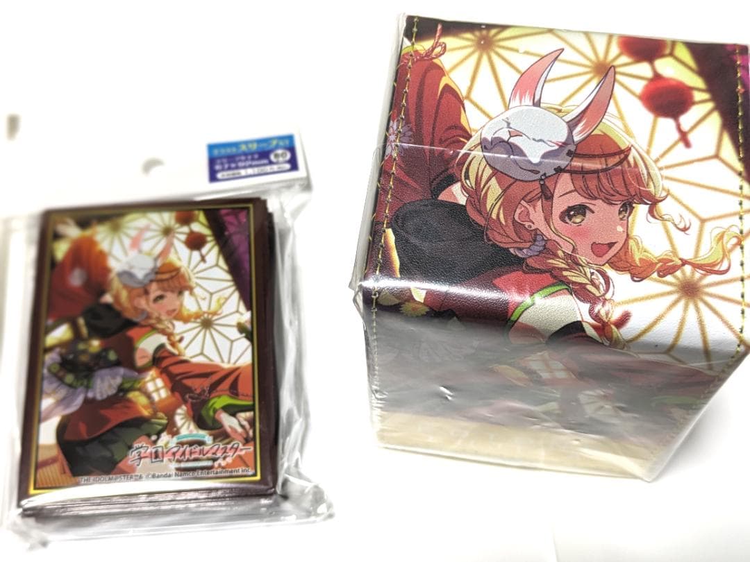 学園アイドルマスター24祭 藤田ことね冠菊スリーブ合皮デッキケースサプライセット