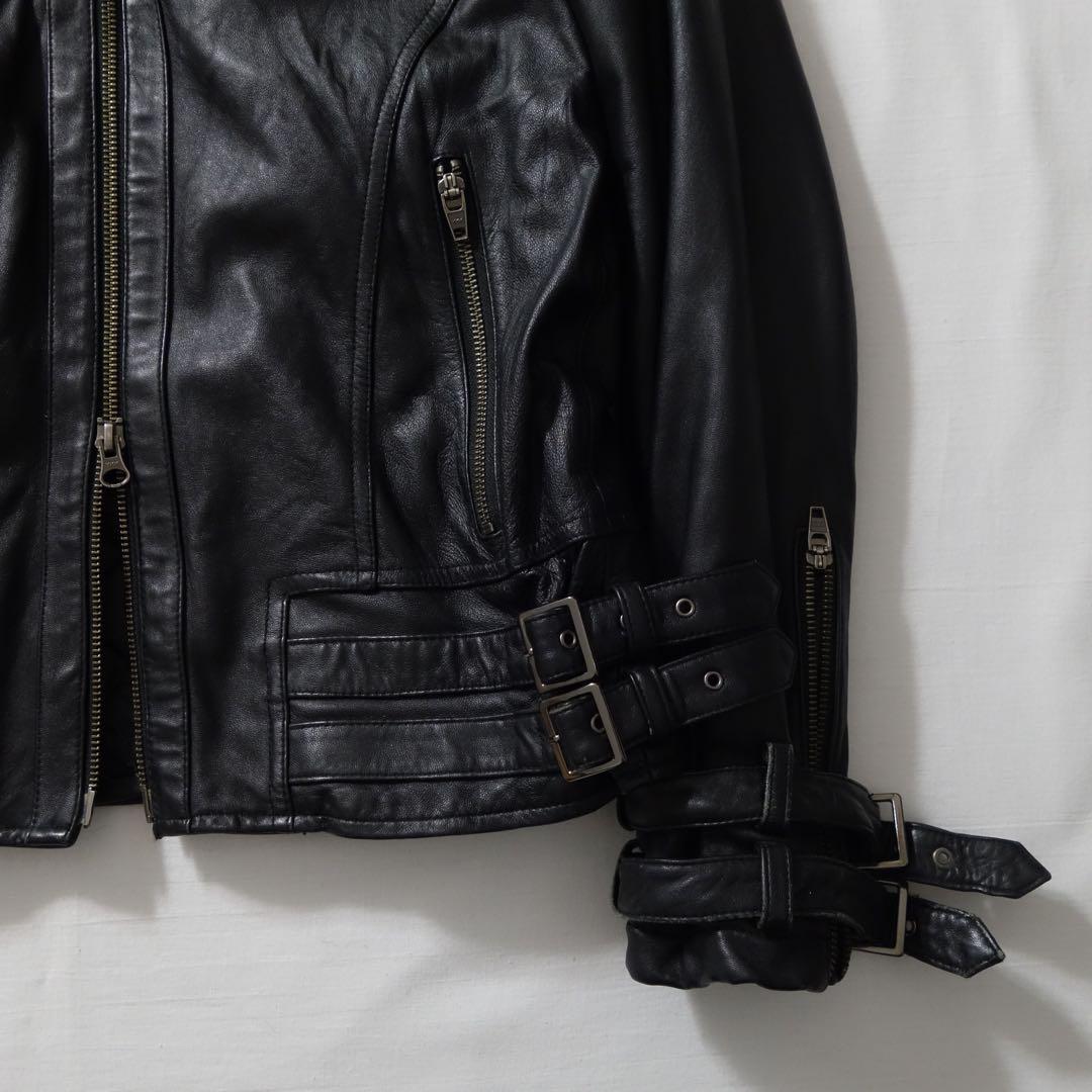 ジャケット・アウター 00s Jackrose Fur Leather Riders Jacket