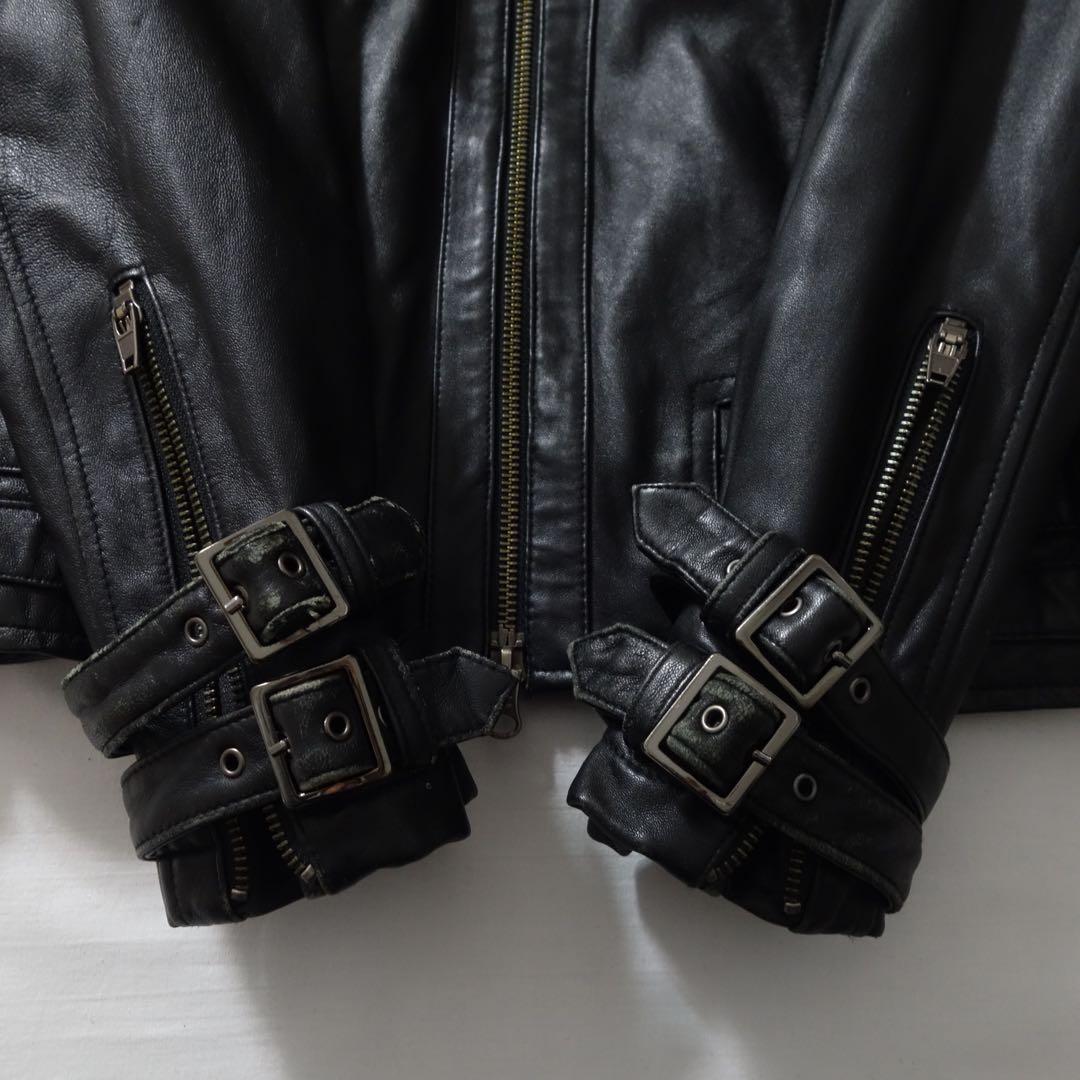 ジャケット・アウター 00s Jackrose Fur Leather Riders Jacket