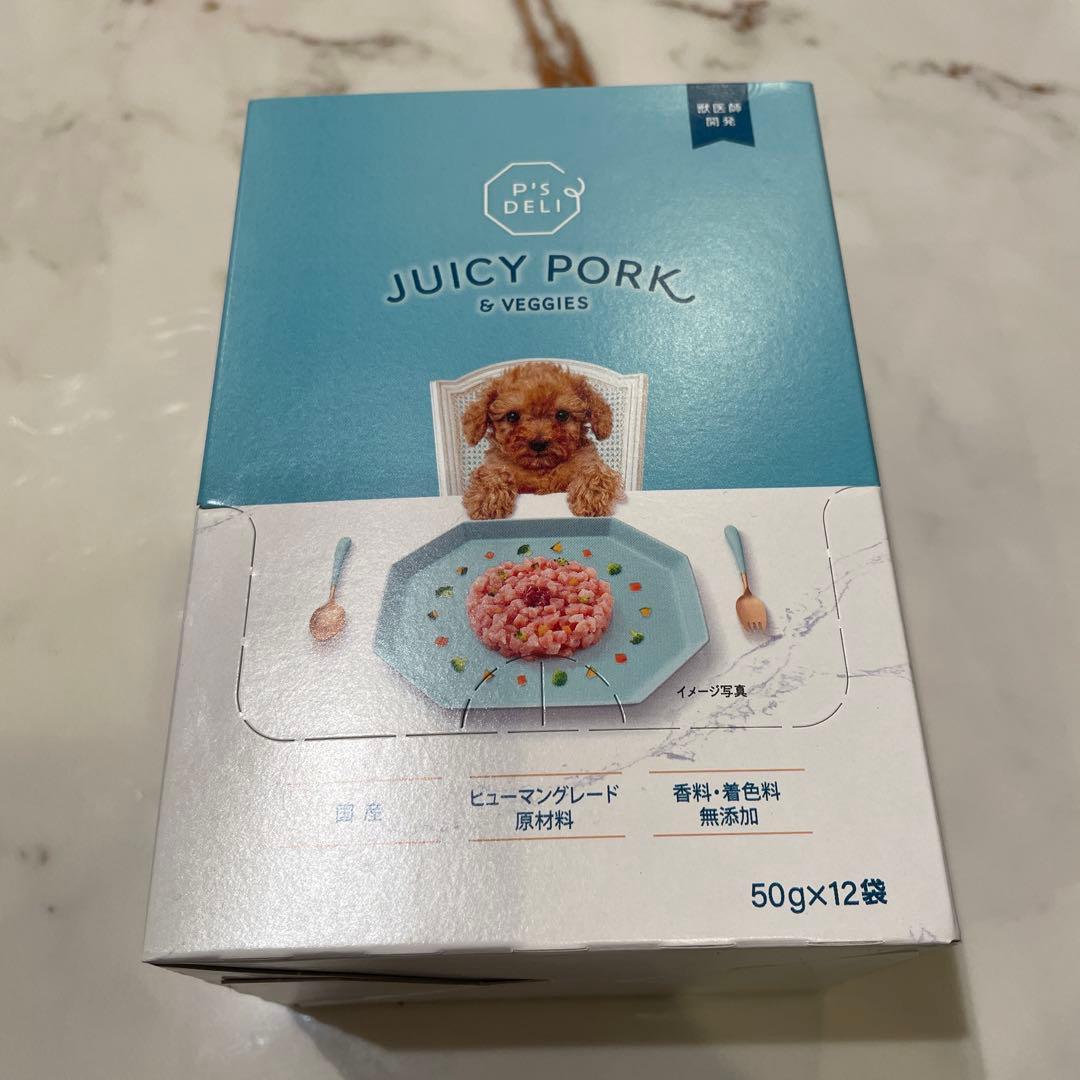 JUICY PORK&VEGGIES 50g×12袋×3箱、6袋