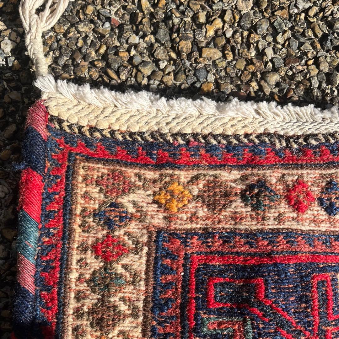 アンティーク キリム/スマック織 アフシャール族の塩袋 手織り トライバルラグ