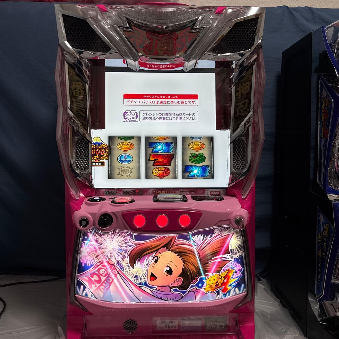 【操パネル】押忍！番長4 パチスロ実機 家庭用電源対応 動作確認済み