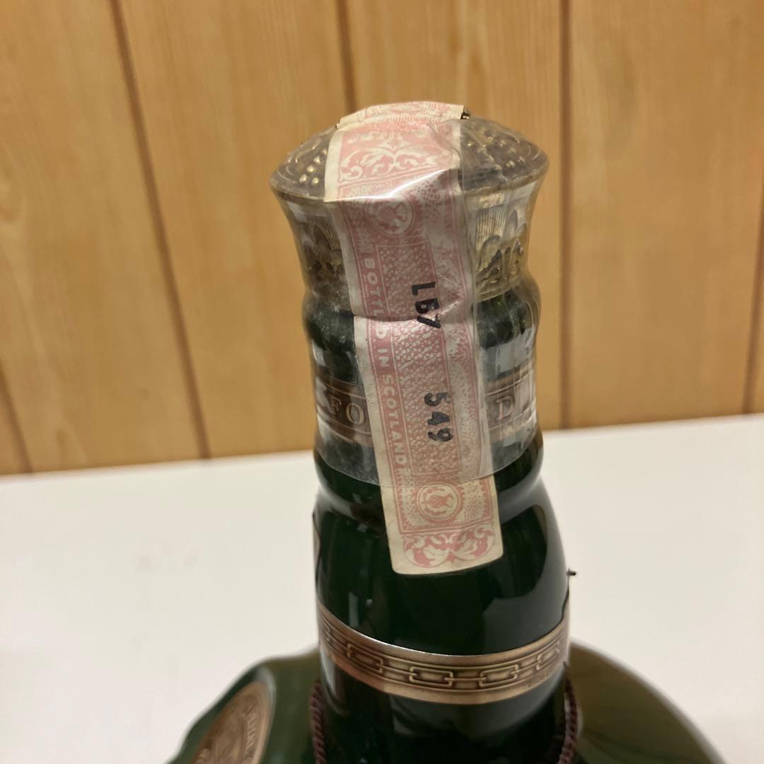 es047ウイスキー ロイヤルサルート21年 陶器ボトル グリーン700ml