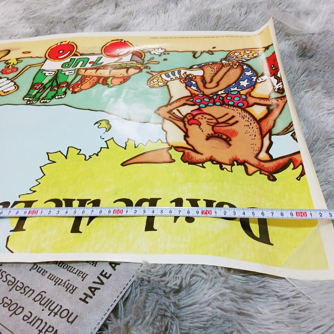 ❤️希少❤️1971年 セブンアップ 7up✨ Uncola 広告ポスター 海外