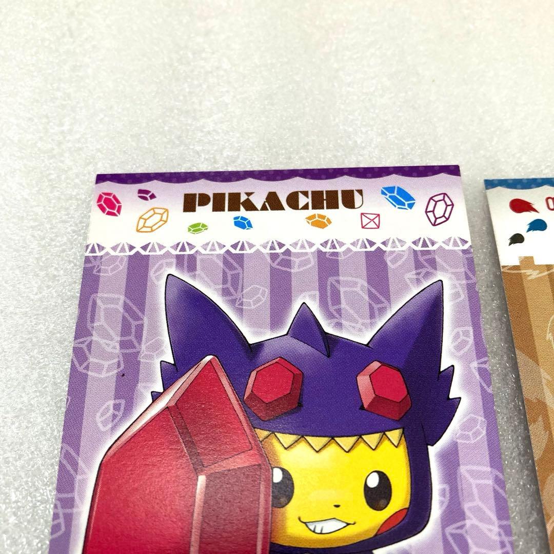 ポケモンセンター ポンチョを着たピカチュウ 名刺カード メガルカリオ