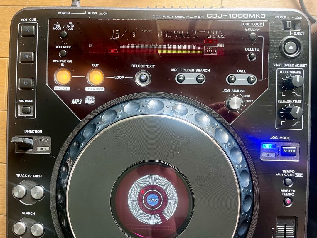 メンテナンス済み　Pioneer DJ CDJ-1000MK3