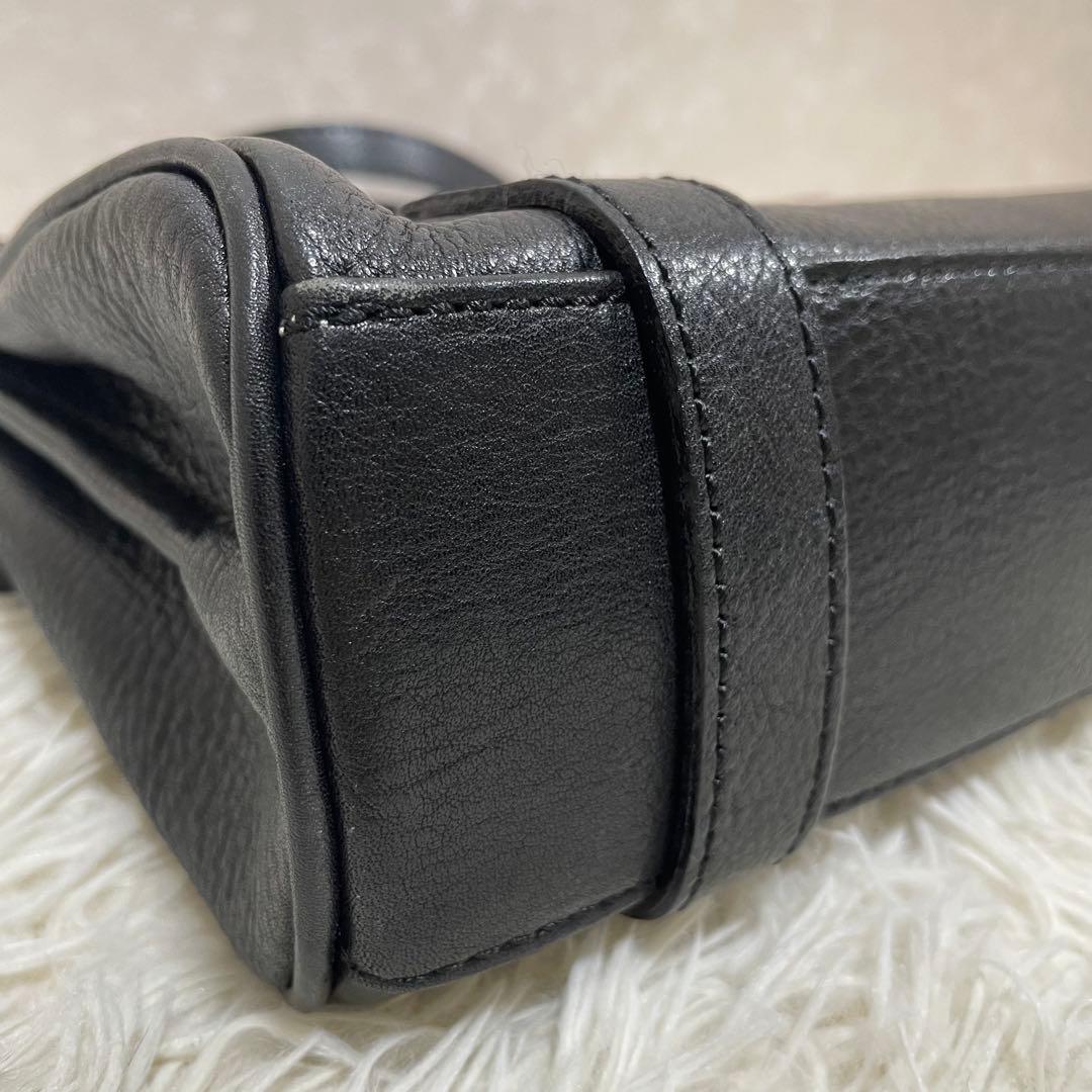 極美 青木鞄 NEVADA ラガード ミニダレスバッグ　2way レア ブラック