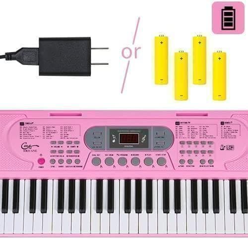 【M1953-114-80】キーボード ピアノ 電子ピアノ 61鍵盤