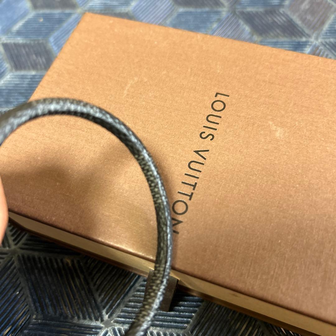 Louis Vuitton レザーバングル ブラック