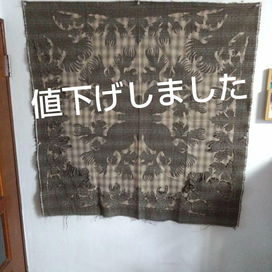 値下げしました キルトパーティーハワイアンキルト教室課題途中経過品