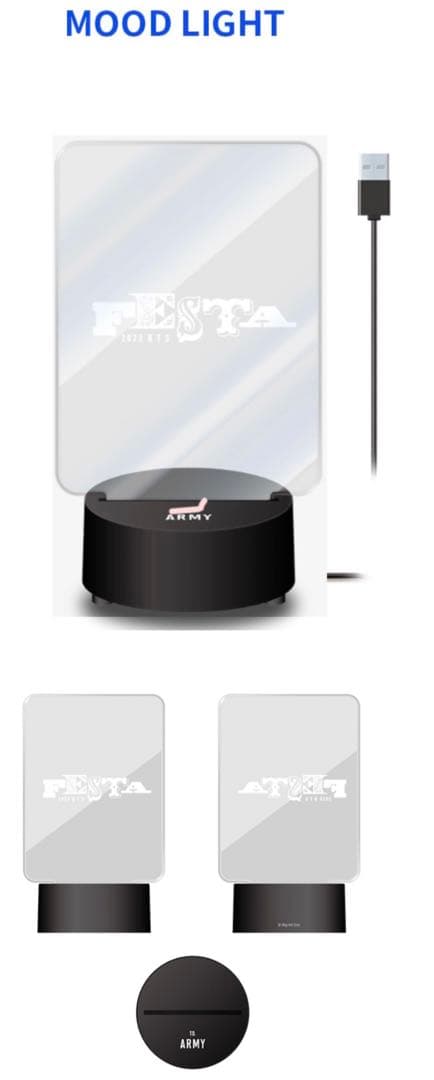 BTS 2020 FESTA フォトフレーム  ムードライト 新品未使用