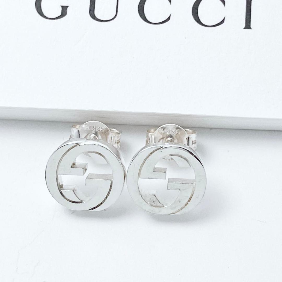 グッチ GUCCI 925 ピアス シルバー レディース 両耳 Y730