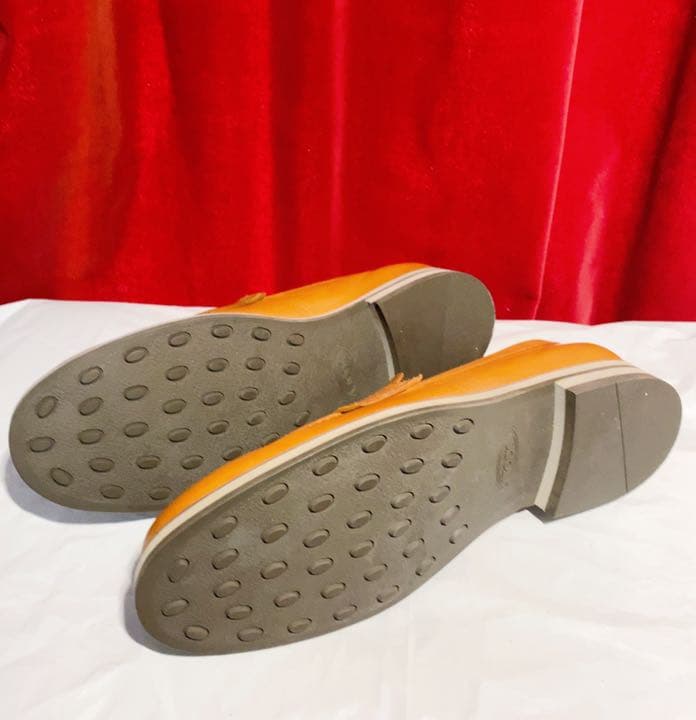 【未使用】ドッズ ローファー 薄茶 シューツリー 付