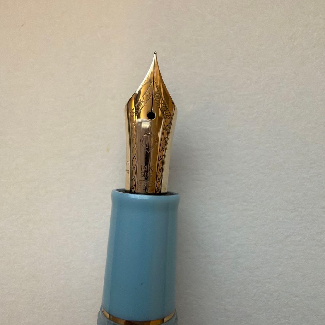 セーラー 万年筆 四季織 春空 EF 極細 14K