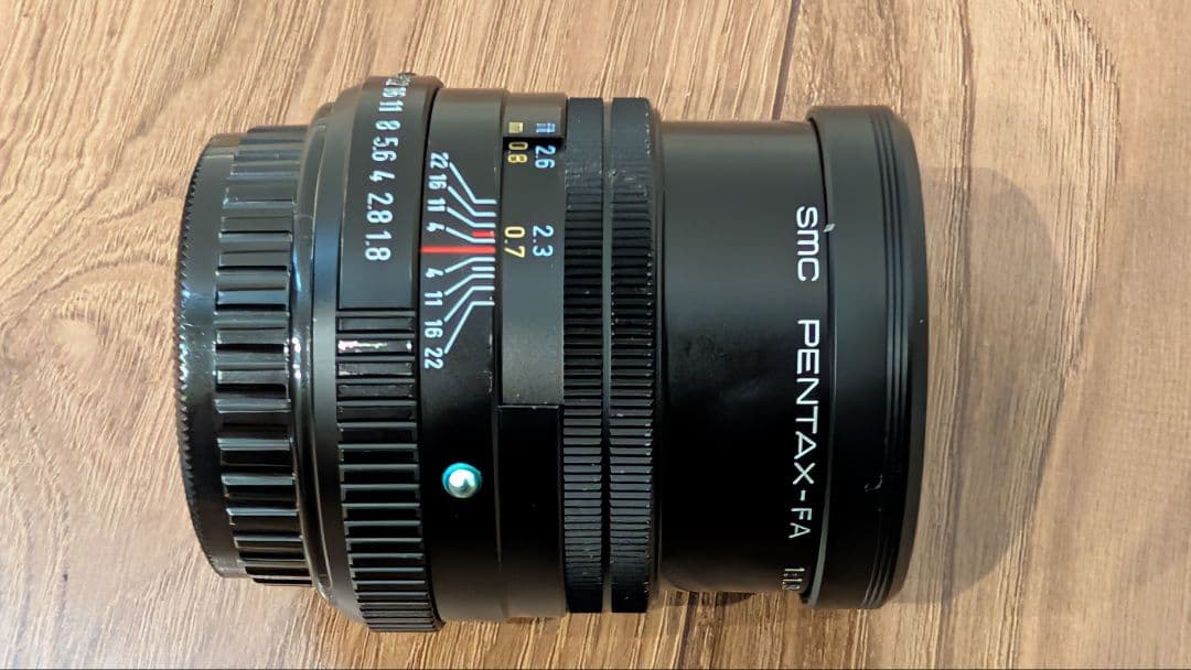 PENTAX FA 77mm f1.8 limited レンズ