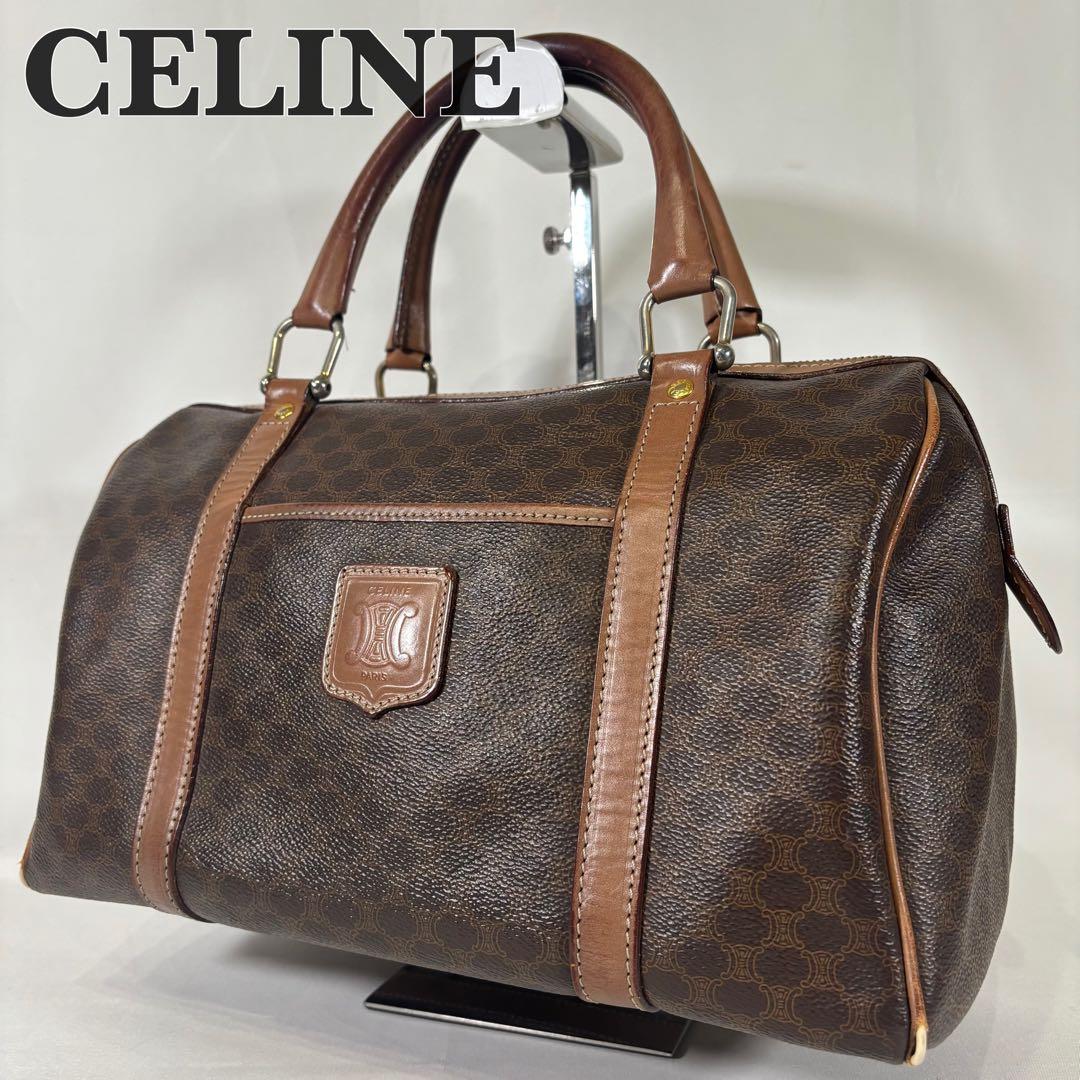 セリーヌ ハンドバッグ ミニボストン マカダム トリオンフ ヴィンテージ