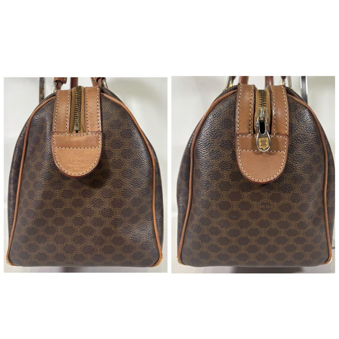 セリーヌ ハンドバッグ ミニボストン マカダム トリオンフ ヴィンテージ