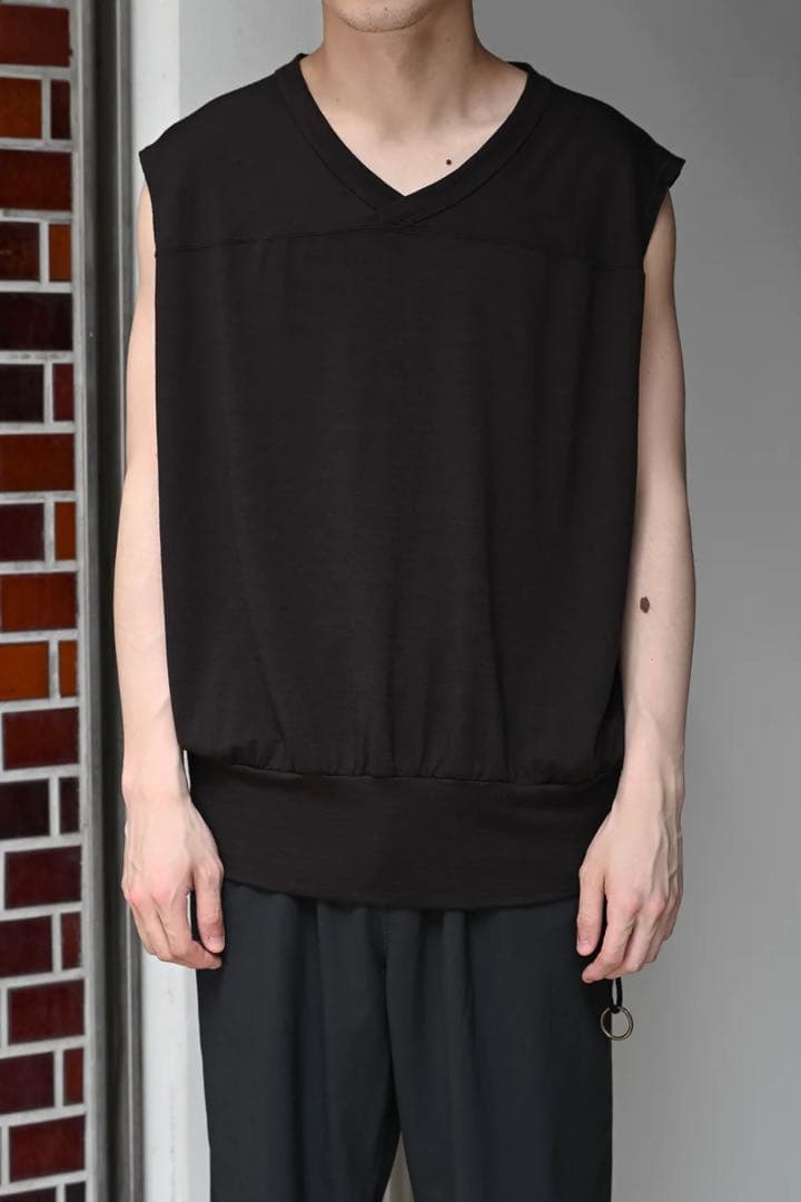 トップス barbell object bo ns top BROWN 25SS