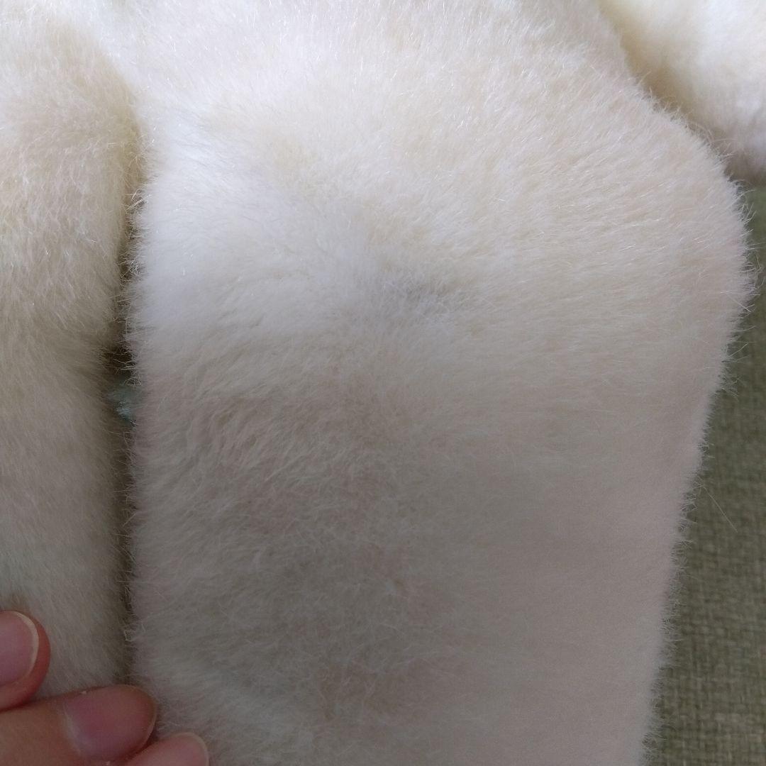 【訳あり】クマ　ぬいぐるみ　平成レトロ　白　ホールマーク　テディベア