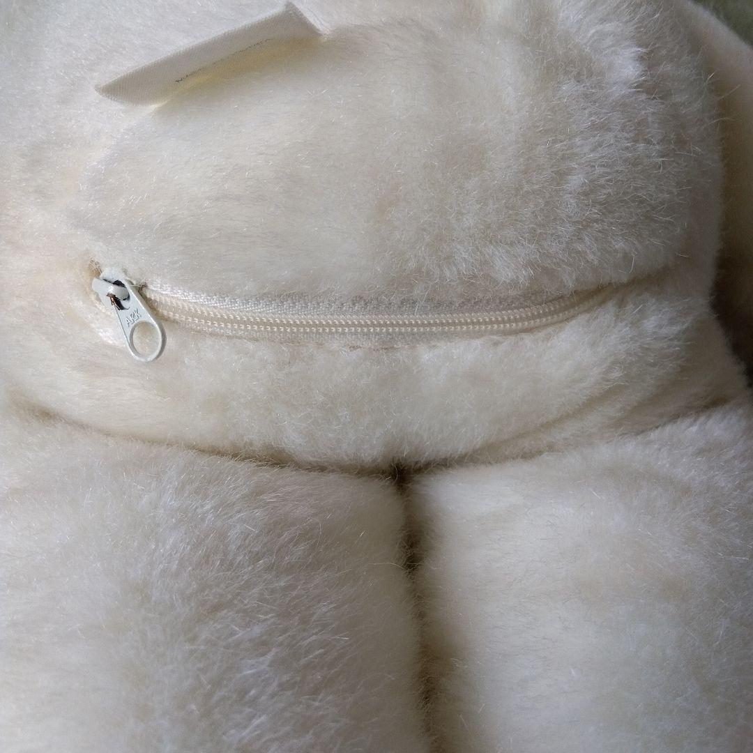 【訳あり】クマ　ぬいぐるみ　平成レトロ　白　ホールマーク　テディベア