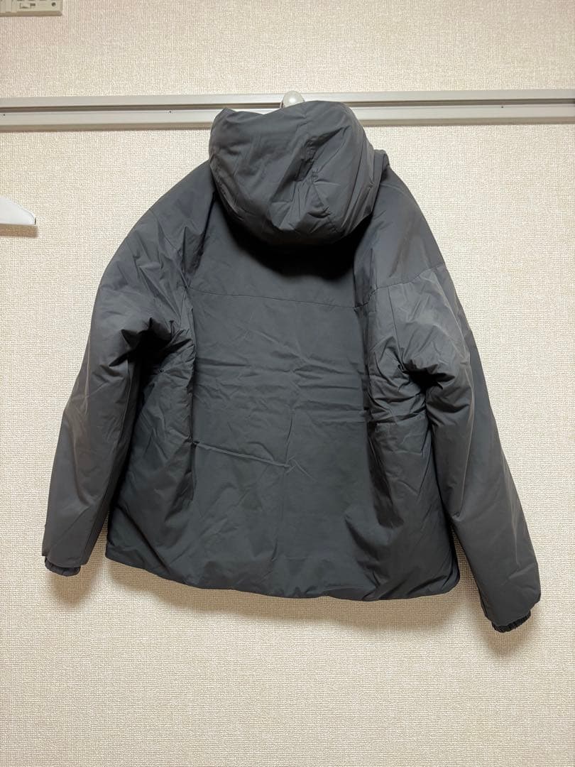 ジャケット・アウター ENNOY PADDED NYLON HOODIE GRAY M
