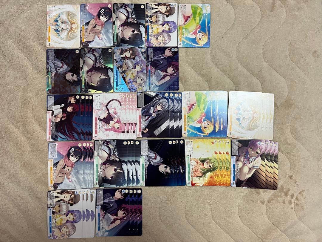 ヴァイスシュヴァルツロゼ ゆずソフト RR以下4コン + 4BOX購入特典付き