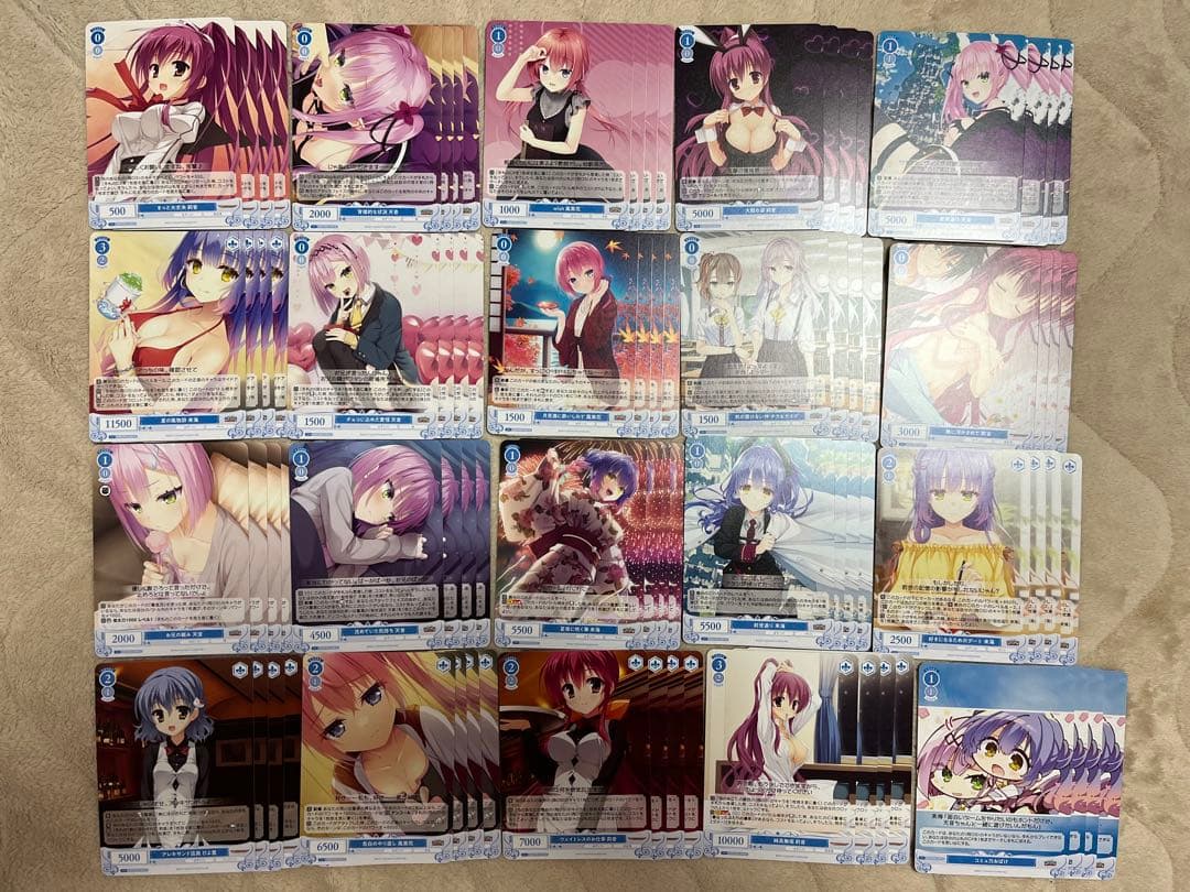 ヴァイスシュヴァルツロゼ ゆずソフト RR以下4コン + 4BOX購入特典付き