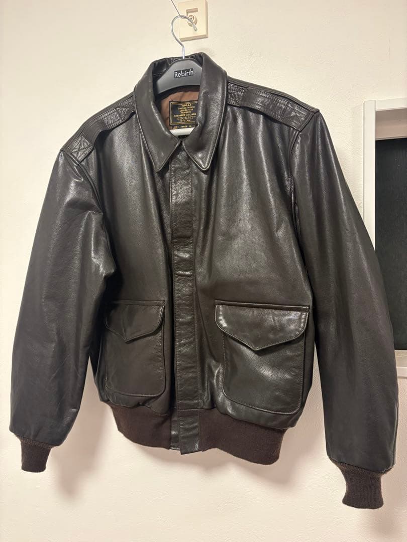 COCKPIT コックピットA-2 ゴートスキン山羊　柔らかい　レザージャケット