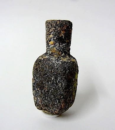 ★R3001★古代　ガラス　小瓶　化粧顔料　香料瓶　イラン出土