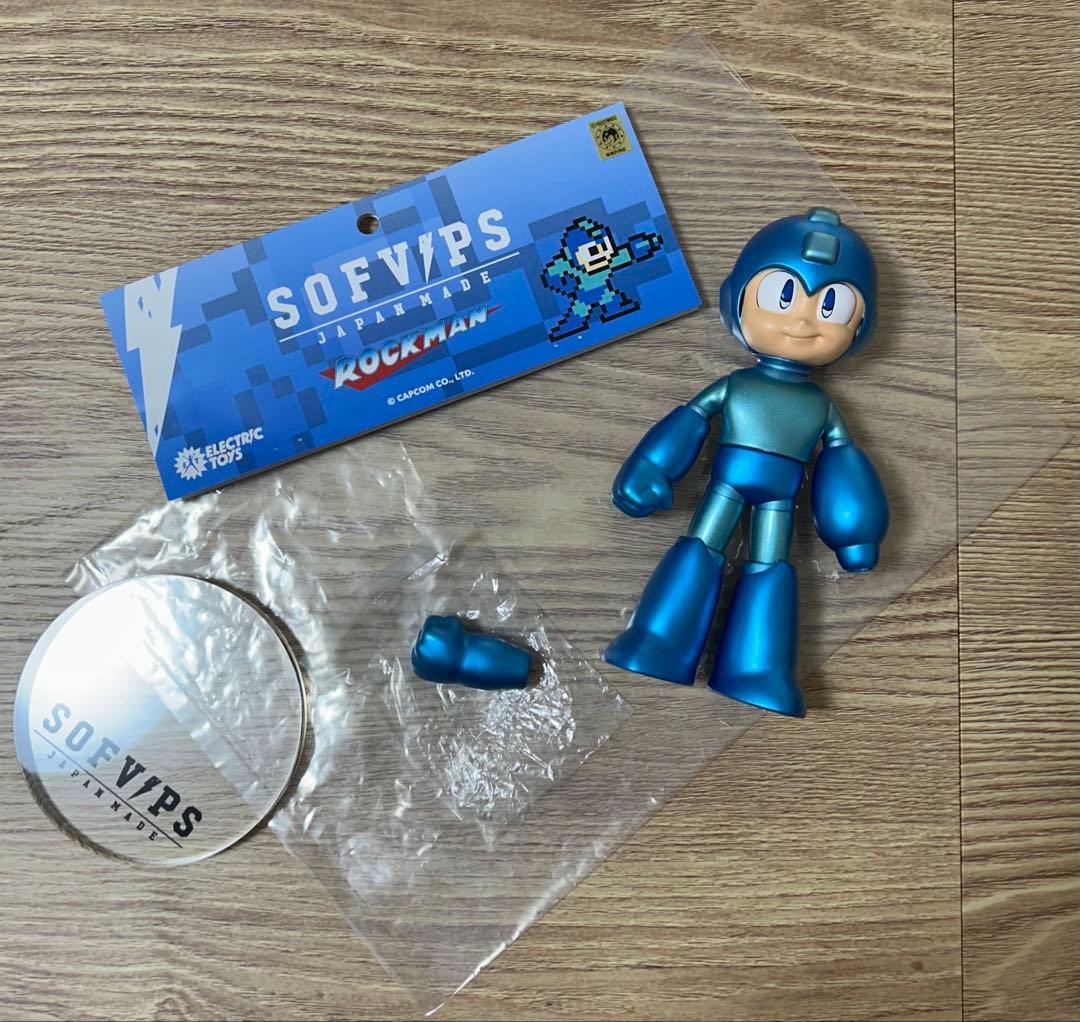 ロックマン　sofvips 開封済　台座付き　フィギュア