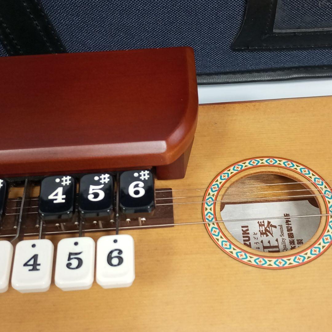 SUZUKI 電気大正琴 桂 TAS-11 調律器ST-300付　ピック5枚