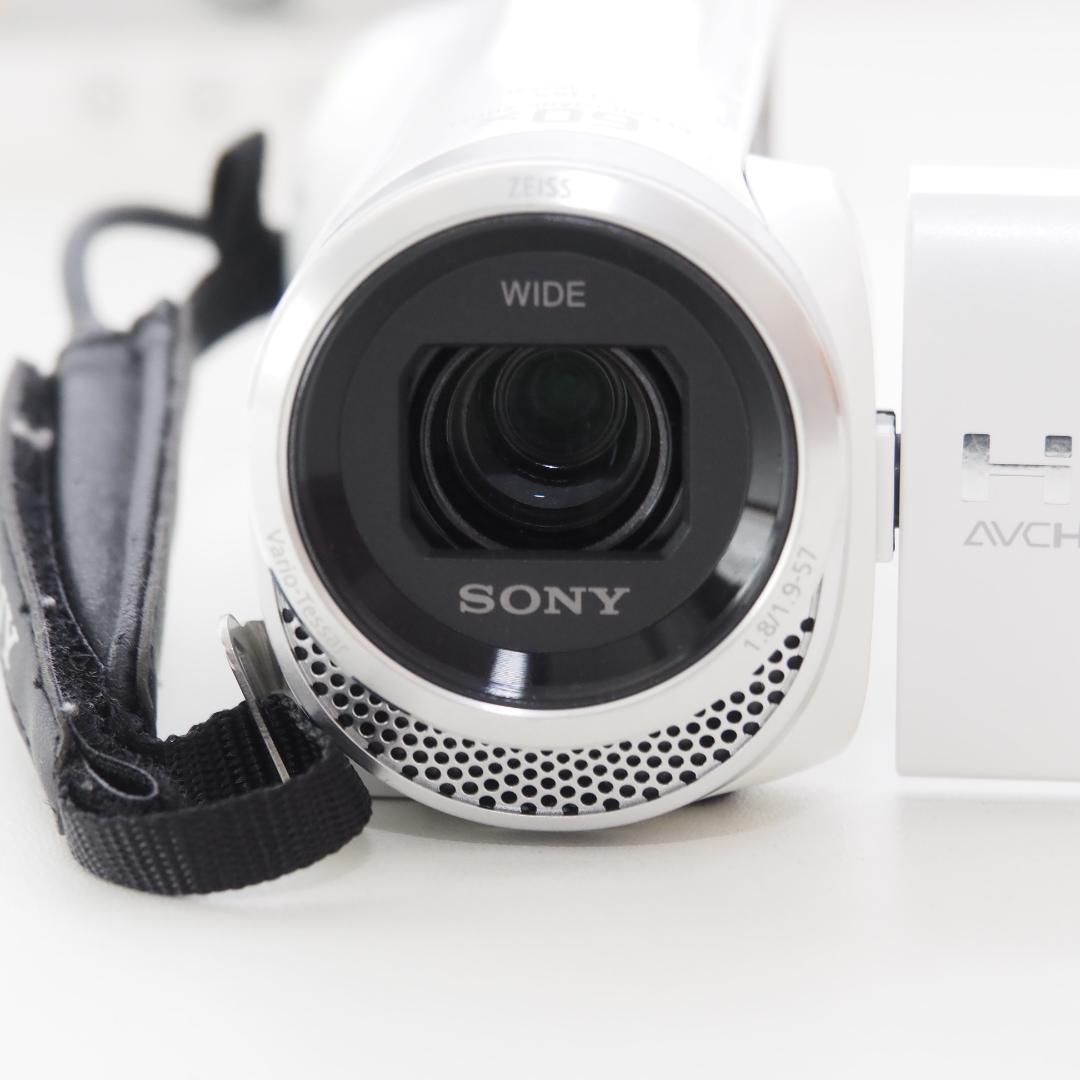 SONY HDビデオカメラ HDR-CX480 ホワイト 光学30倍 ソニー