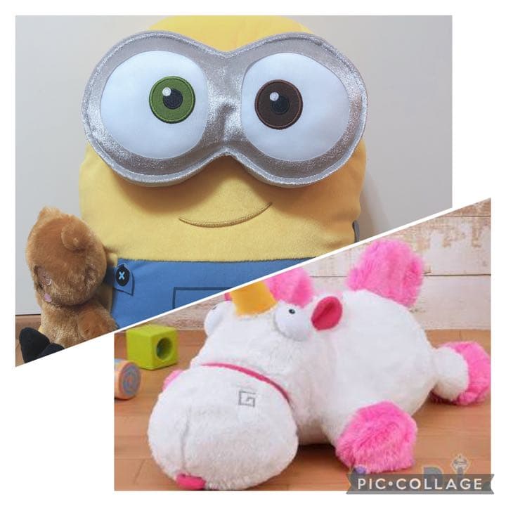 ミニオン ボブ&ユニコーン　ぬいぐるみセット
