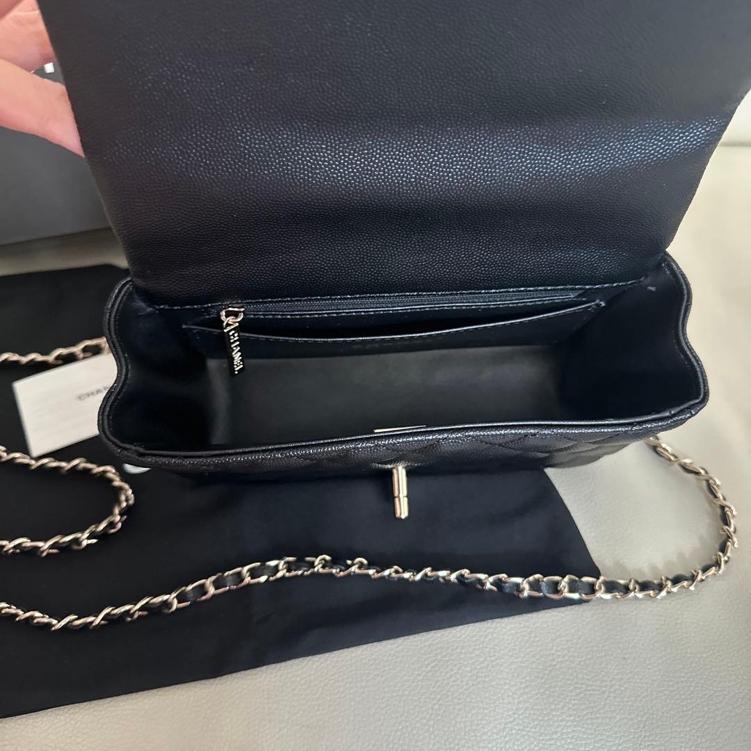 CHANEL ショルダーバック　マトラッセ　新品未使用ノベルティ　キャビアスキン