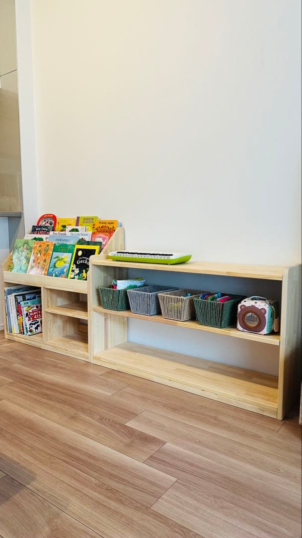 ②yasukon様　絵本棚、おもちゃ棚セット