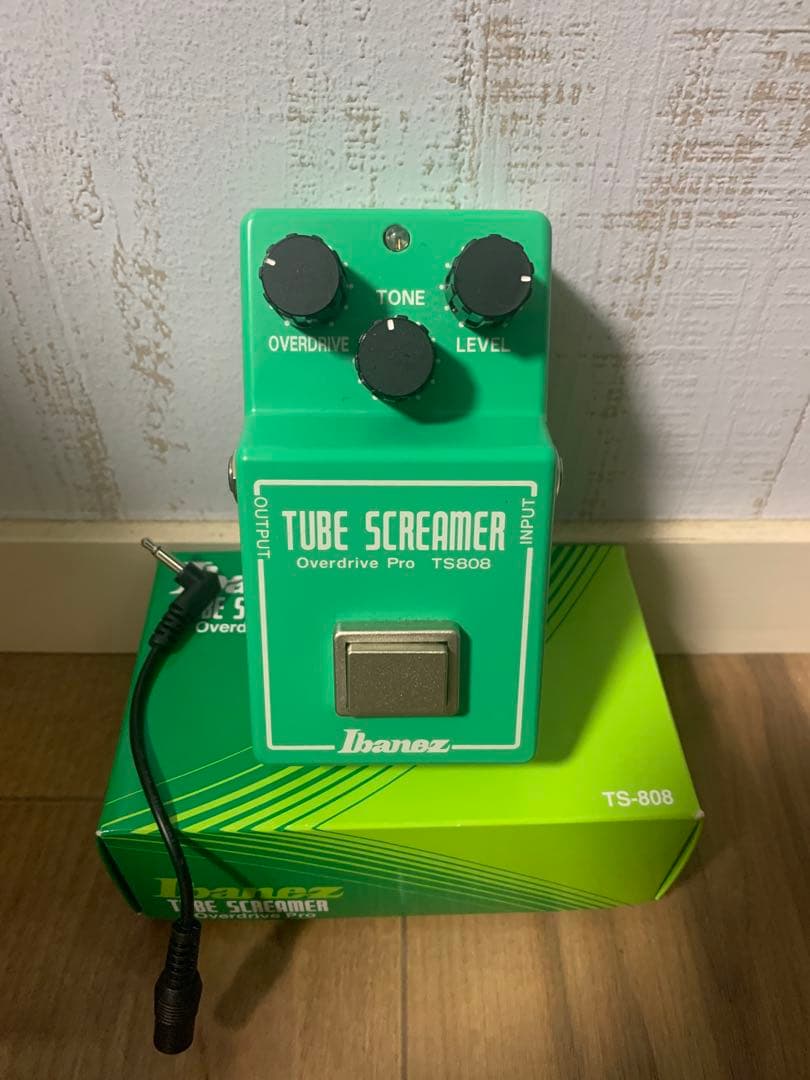 Ibanez TS-808 （変換アダプタ付き）オーバードライブペダル